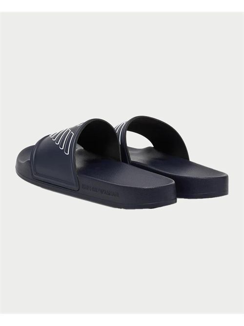 Sliders uomo Emporio Armani con maxi logo EMPORIO ARMANI | XVPS11-XR273K578